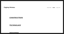Desktop Screenshot of cagneymoreau.com